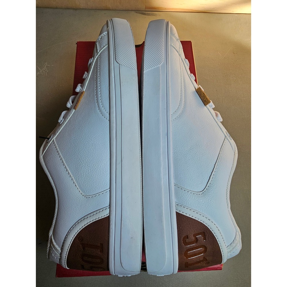 Levis Jeffrey 501 Tumbled UL Mens White Tan Sneakers Shoes 10.5 519495-71X1 - Picture 11 of 12